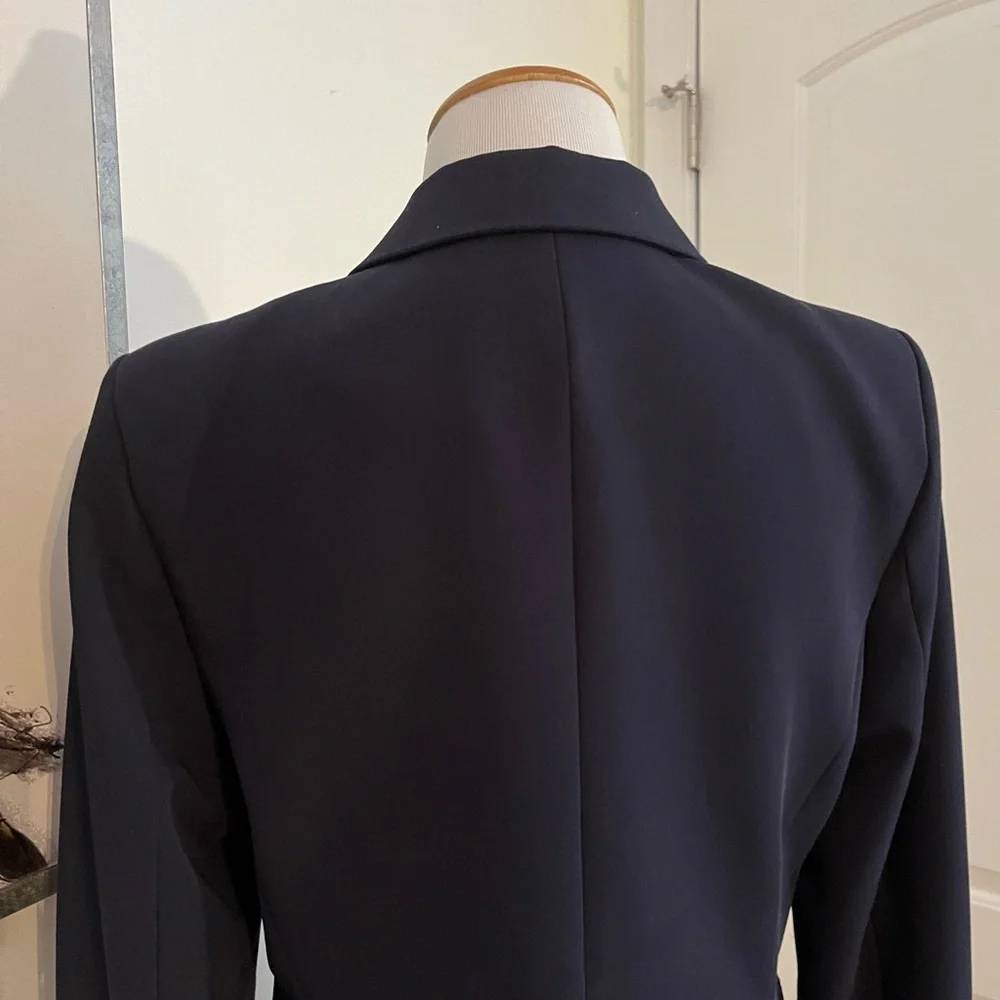 Tommy Hilfiger Women's Navy Blue Blazer Size 6 - Picture 8 of 13